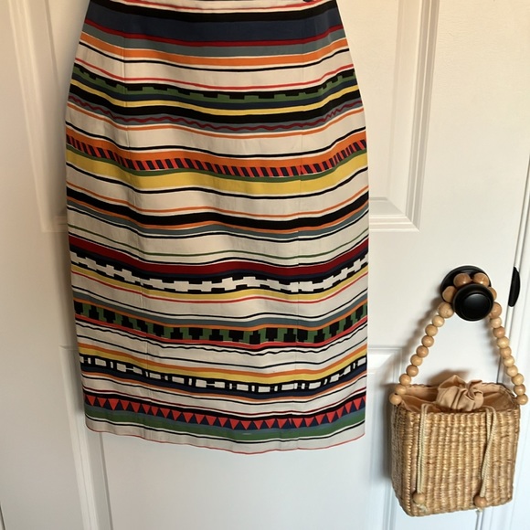 ✨Kate Spade ♠️ sleevless Saturday dress in gorgeous hz Aztec striped pattern. - Picture 5 of 16